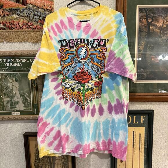 Liquid Blue Other - Dead And Company‎ RARE Las Vegas Sphere Opening Night Shirt 2XL Tie Dye